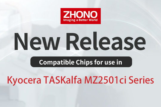 New | Zhono Releases Compatible Chips for the Kyocera TK-8455 / 8465 / 8585 / 8595 Series